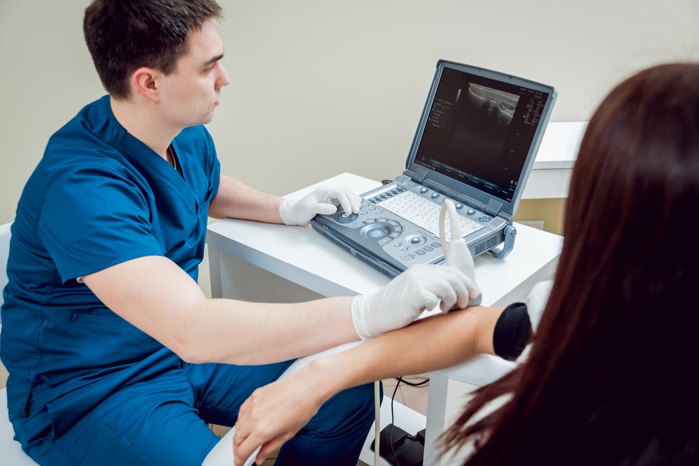 Upper forearm/Elbow scan - muscles and joints scan